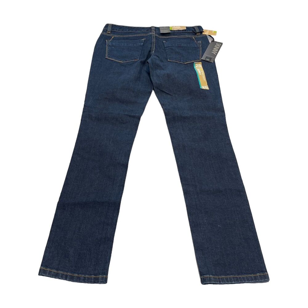 Mossimo Skinny Premium Denim Jeans Women 2S Dark Wash NWT Stretch - Picture 1 of 9